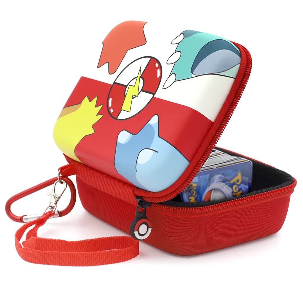 PATPAT Poke-mon Binder, Poke-mon Cards Holder for 200 Trading Cards Cartoon Prints Zipper Bag Trading Cards Binder Trading Cards Album Organizer Bag Game Cards Case Xmas Gifts for Kids Boys Girls Paw PATPAT Poke-mon Binder, Poke-mon Cards Holder for 200 Trading Cards Cartoon Prints Zipper Bag Trading Cards Binder Trading Cards Album Organizer Bag Game Cards Case Xmas Gifts for Kids Boys Girls Paw